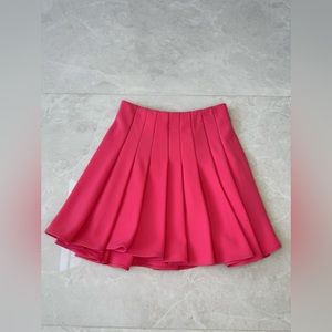 Pink mini skirt